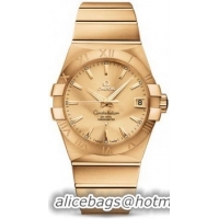 Omega Constellation Chronometer 38mm Watch 158630N