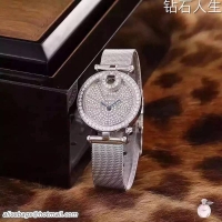 Cartier Watch Diamonds C53120 Silver