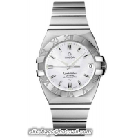 Omega Constellation Double Eagle Chronometer Series Mens Stainless Steel Wristwatch-1590.70.00