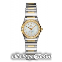 Omega Constellation Series Ladies Mini 18K Gold Watch 1365.71.00