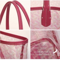 Low Cost Goyard Transparent Tote 0307 Dark Pink