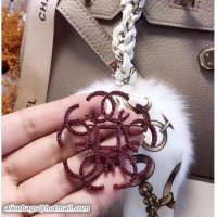 Buy Discount Chanel Brooch 06 Purple A96595 2017