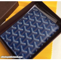 Free Shipping Goyard Passport Wallet 020109 Dark Blue