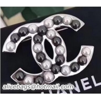 Charming Chanel Brooch A98457 Black/White 2017