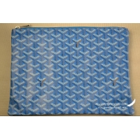 New Stylish Goyard Ipad Sleeve PM 020113 Light Blue