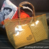 Top Quality Goyard St Transparent Tote GM 2377 Yellow