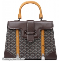 Best Product Goyard Saigon Tote Bag GM 8941 Dark Coffee