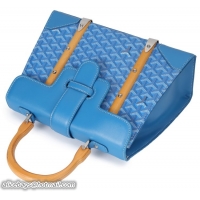 Free Shipping Goyard Saigon Tote Bag GM 8941 Light Blue