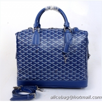 Custom 2014 Goyard Duffle Bag 8976 Blue