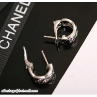 Duplicate Chanel Coco Crush Earrings 31935 Silver 2018