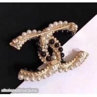 Luxury Chanel Brooch A58012 Black 2018