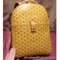 Newly Launched 2015 Goyard Backpack 8991 Yellow