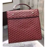 New Arrivals 2015 Goyard Mens Briefacases Bags 8978 Burgundy