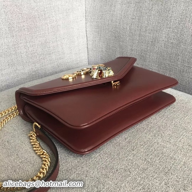 Well Crafted Gucci Rajah medium shoulder bag 537241 Burgundy