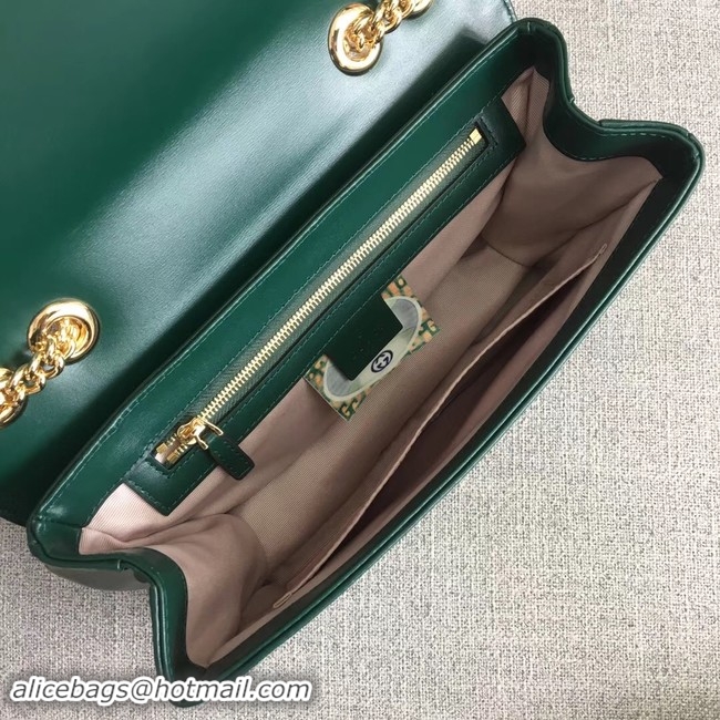 Best Product Gucci Rajah medium shoulder bag 537241 Green