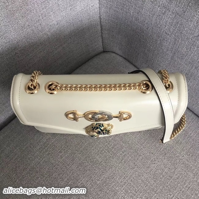 Top Grade Gucci Rajah medium shoulder bag 537241 White