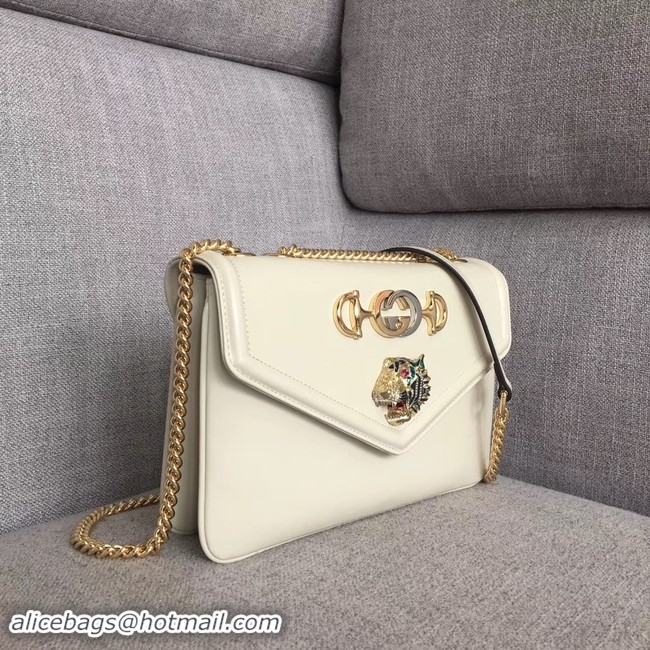 Top Grade Gucci Rajah medium shoulder bag 537241 White