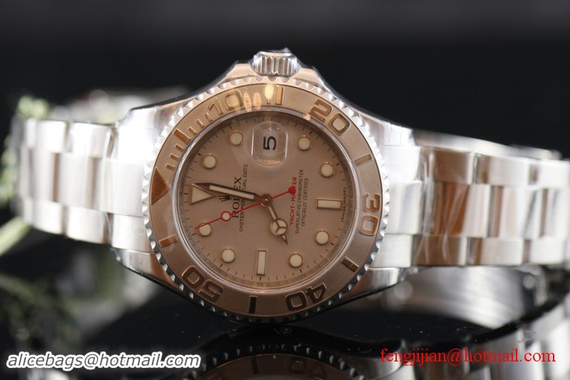 Rolex Steel Platinum Yachtmaster Watch 16622-78760