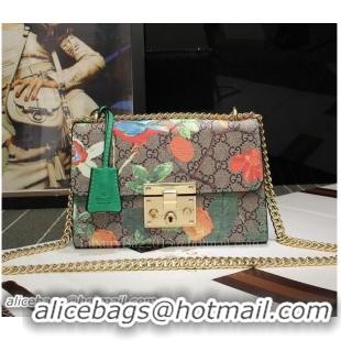 Buy Discount Gucci Padlock GG Supreme Shoulder Bag 409487 Green