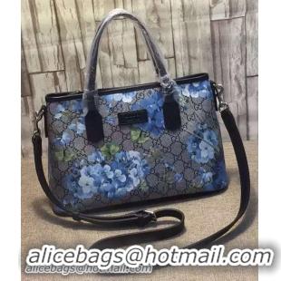 Top Quality Discount GUCCI GG Supreme Blooms Tote Bag 429019 Blue