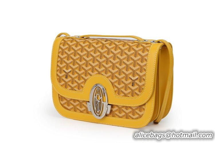 Top Grade Cheap Goyard Messenger Bag With G Letter 8967 Yellow