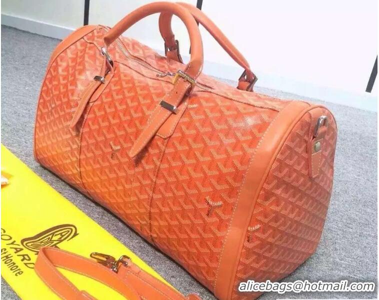 High Quality Goyard Duffle Travel Luggage Tote Large Bag 8950 Orange