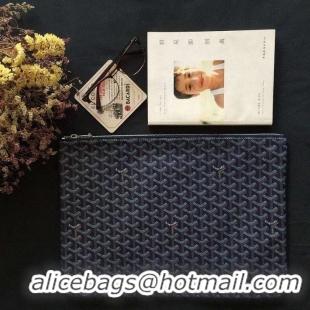 Cheapest Grade Goyard Ipad Bag PM 020113 Navy Blue