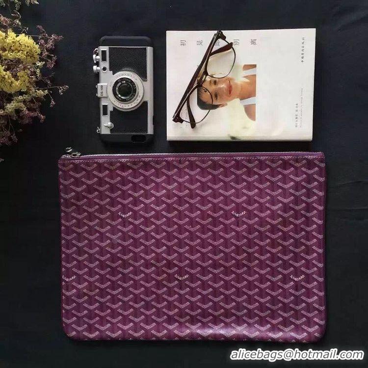 Hot Sell Goyard New Design Ipad Bag Small Size PM 020113 Purple