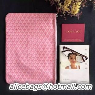 Grade Quality Goyard New Design Ipad Bag Medium Size 020113 Pink