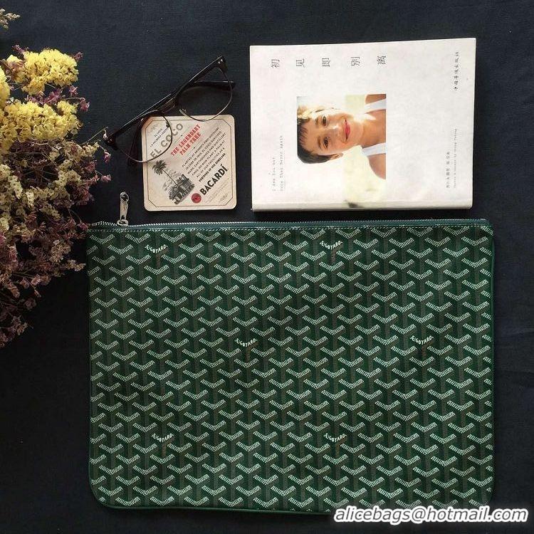 Low Cost Goyard New Design Ipad Bag Small Size PM 020113 Green