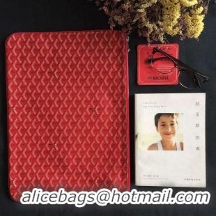 Super Quality Goyard New Design Ipad Bag Medium Size 020113 Red