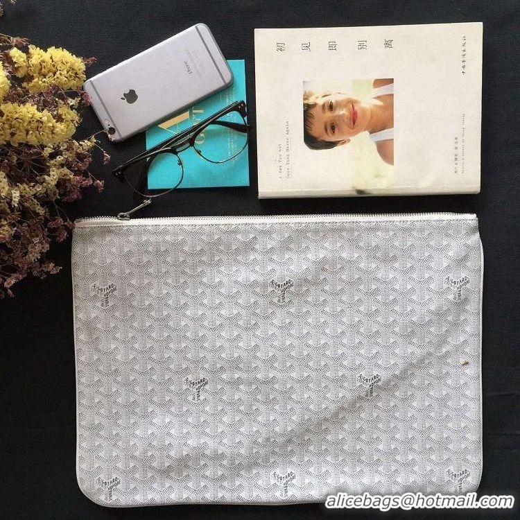 Well Crafted Goyard New Design Ipad Bag Small Size PM 020113 White