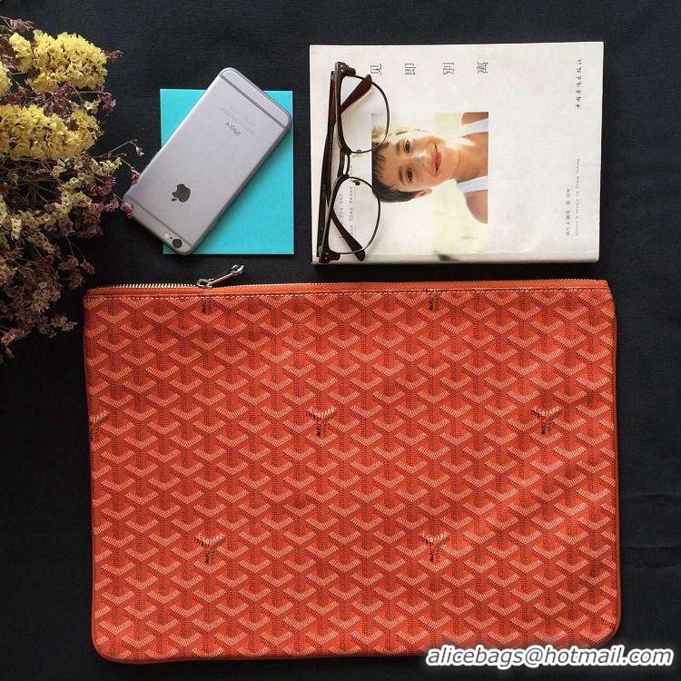 Cheap Goyard New Design Ipad Bag Small Size PM 020113 Orange