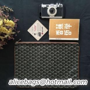 Low Price Goyard New Design Ipad Bag Small Size PM 020113 Black And Tan