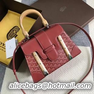 Discount Goyard Original Saigon Tote Bag With Strap PM 8942 Red