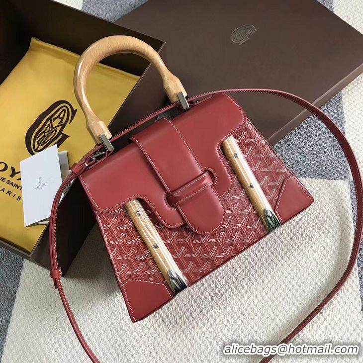 Discount Goyard Original Saigon Tote Bag With Strap PM 8942 Red