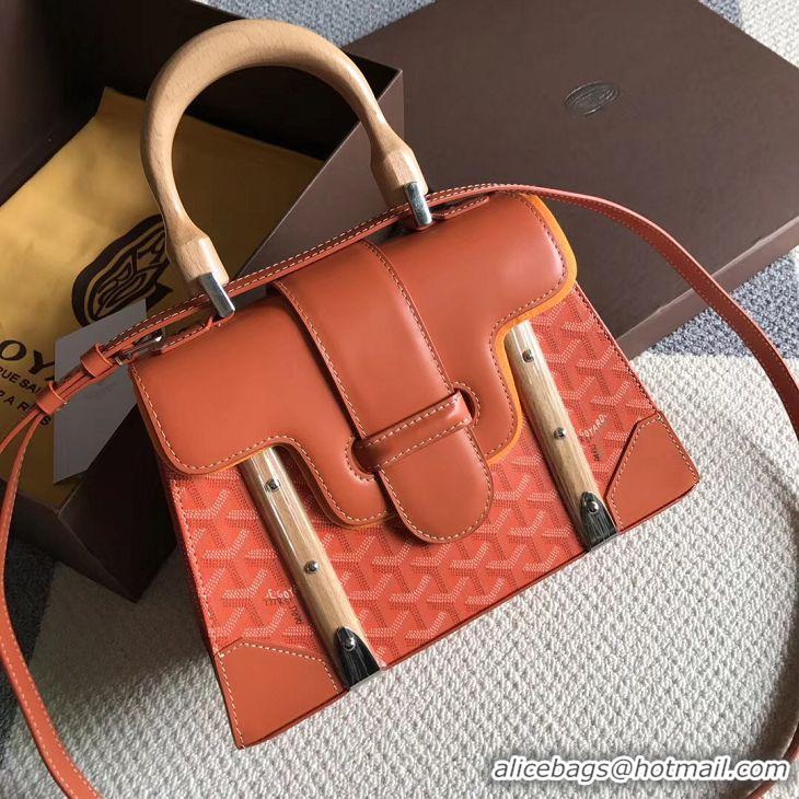 Low Cost Goyard Original Saigon Tote Bag With Strap PM 8942 Orange