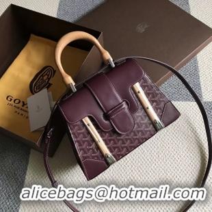 Hot Sell Goyard Original Saigon Tote Bag With Strap PM 8942 Bungundy