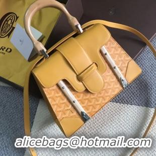 Low Cost Goyard Original Saigon Tote Bag With Strap PM 8942 Yellow