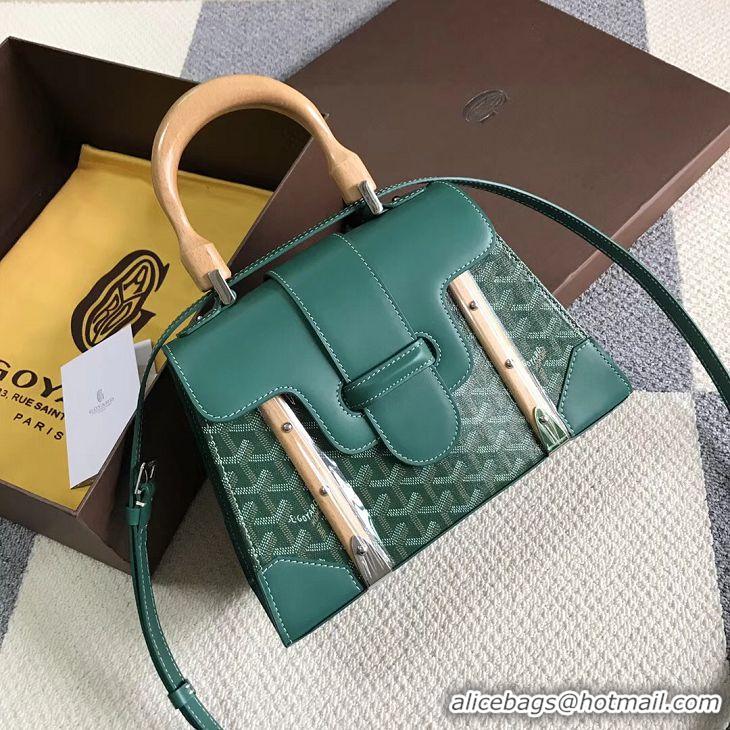 Buy Discount Goyard Original Saigon Tote Bag With Strap PM 8942 Green