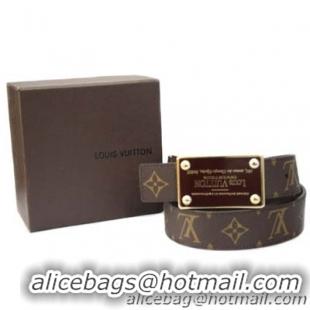 Louis Vuitton Belts 20119 Monogram Coffee