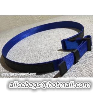 Discount Louis Vuitton Webbing On The Go Width 30mm Belt Monogram Eclipse Canvas Blue 2018