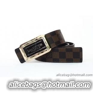 Louis Vuitton Damier Ebene Canvas Belt LV053