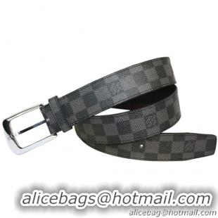 Top Grade Louis Vuitton Graphite Ellipse Belt M6821S