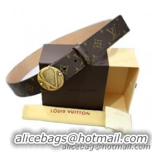 Louis Vuitton Belts 6977 Monogram Coffee