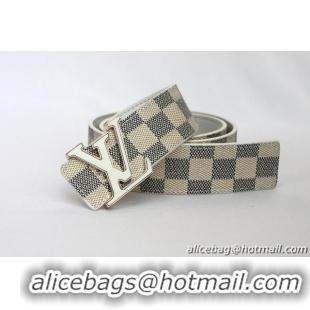 Louis Vuitton Damier Azur Canvas Belt LV056