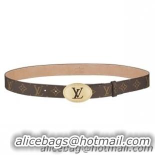 Louis Vuitton Cut Oval Monogram Belt M984T