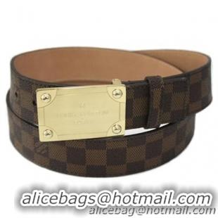 Louis Vuitton Belts 6978 Damier Coffee