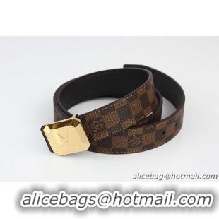 Louis Vuitton Damier Ebene Canvas Belt LV065