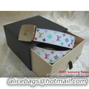 Louis Vuitton Monogram Multicolore Reversible Belt M6890K